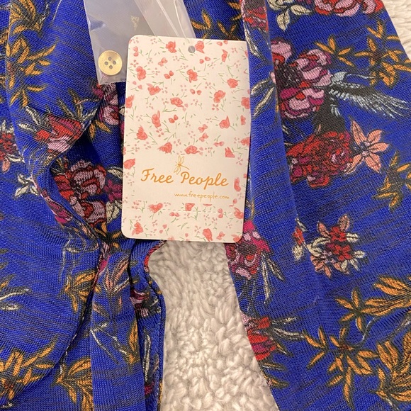 Free People Dock Street Floral Blouse - Picture 4 of 7